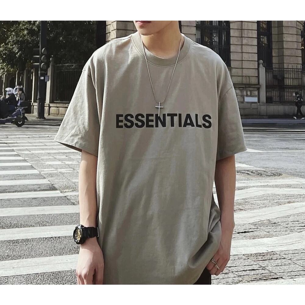 Essentials Fear of God Charcoal Gray Essentials T Shirt